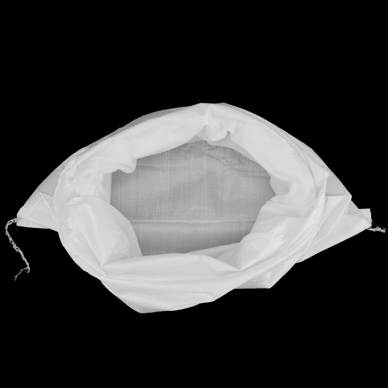 KOHAND 50 Pack 18x30 Inch Empty Sand Bags  White Woven Polypropylene Sandbags for Flood Control Emergency Situation Roadblock Building Construction - Image 4